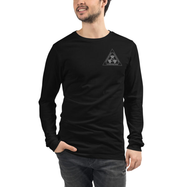 Nicola Sedda Ultrasounds Inside Grey Logo Long Sleeve Tee - Image 2