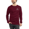 Nicola Sedda Ultrasounds Inside Grey Logo Long Sleeve Tee - Image 4