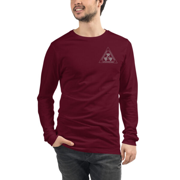 Nicola Sedda Ultrasounds Inside Grey Logo Long Sleeve Tee - Image 4