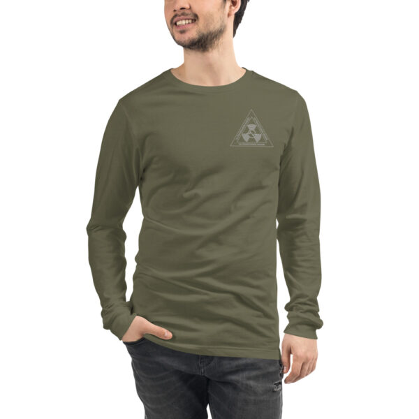 Nicola Sedda Ultrasounds Inside Grey Logo Long Sleeve Tee - Image 5