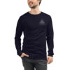 Nicola Sedda Ultrasounds Inside Grey Logo Long Sleeve Tee - Image 3