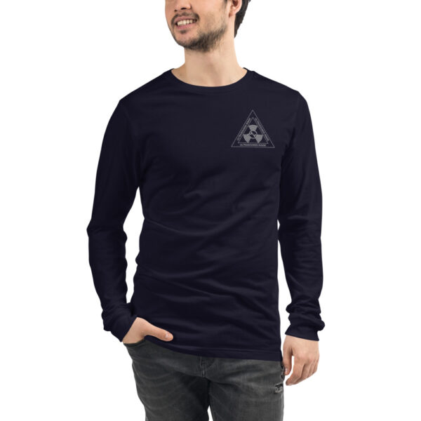Nicola Sedda Ultrasounds Inside Grey Logo Long Sleeve Tee - Image 3