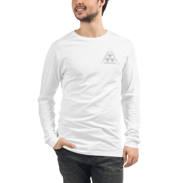 Nicola Sedda Ultrasounds Inside Grey Logo Long Sleeve Tee - Image 7