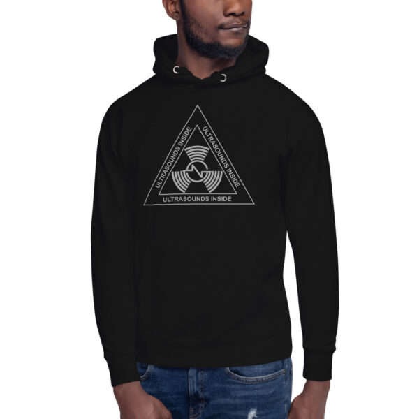 Nicola Sedda Ultrasounds Inside Grey Logo Hoodie - Image 3