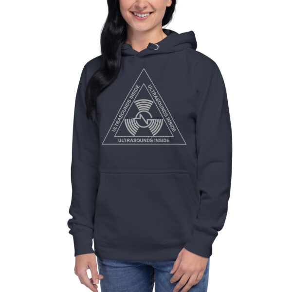 Nicola Sedda Ultrasounds Inside Grey Logo Hoodie - Image 2