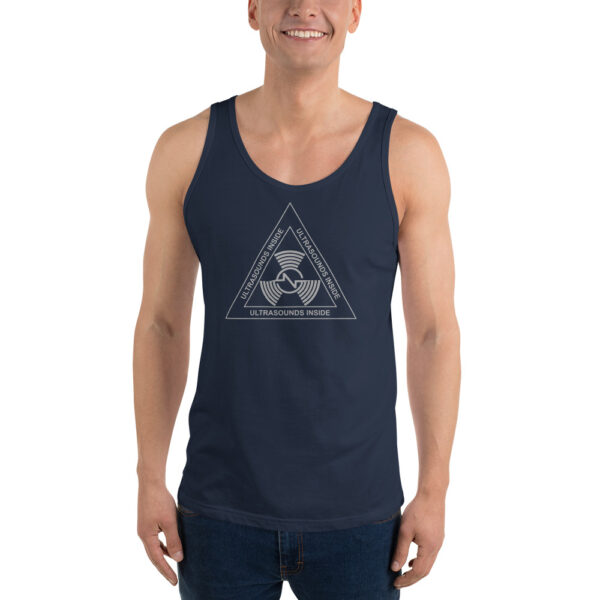 Nicola Sedda Ultrasounds Inside Grey Logo Tank Top - Image 3
