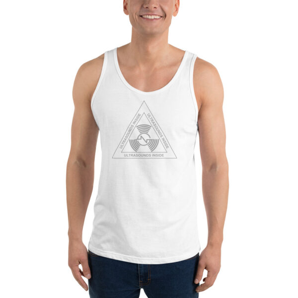 Nicola Sedda Ultrasounds Inside Grey Logo Tank Top - Image 6
