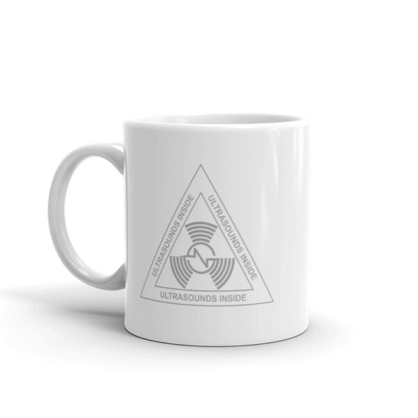 Nicola Sedda Ultrasounds Inside Grey Logo Mug 11 oz - Image 2