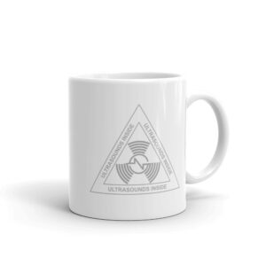 Nicola Sedda Ultrasounds Inside Grey Logo Mug 11 oz