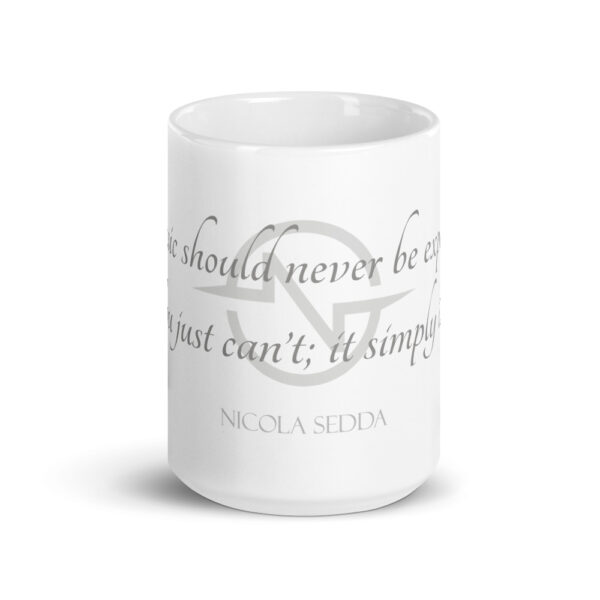 Nicola Sedda "Music Should Never Be Explained" Cit. Mug - Image 6