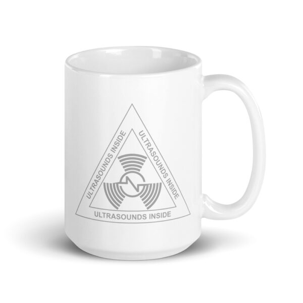 Nicola Sedda Ultrasounds Inside Grey Logo Mug 15 oz - Image 2